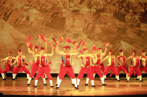 Modern performance of Mulan's story. 