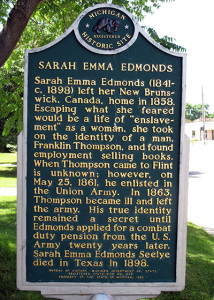 A memorial to Sarah in Michigan.